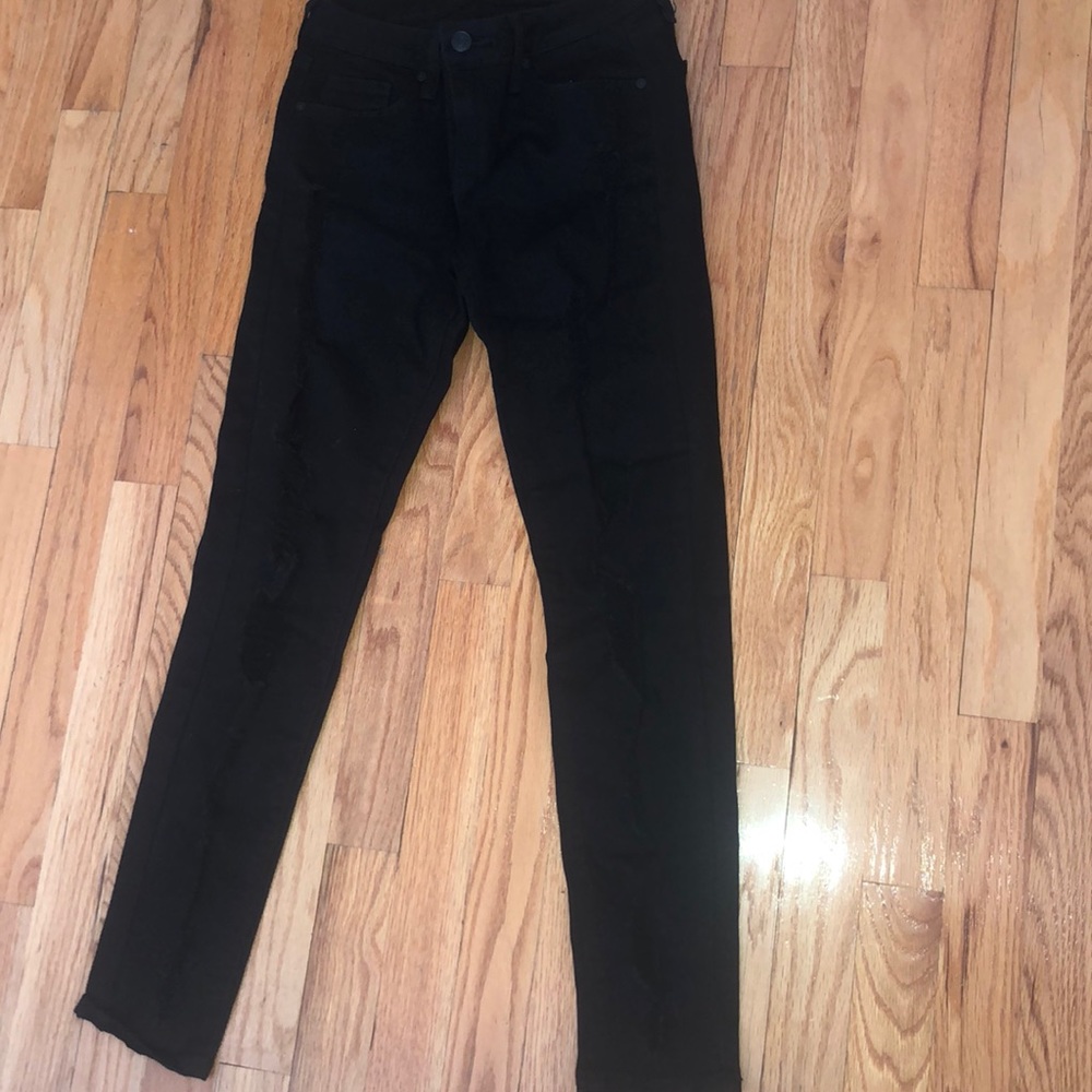 Black Ripped Skinny Jeans